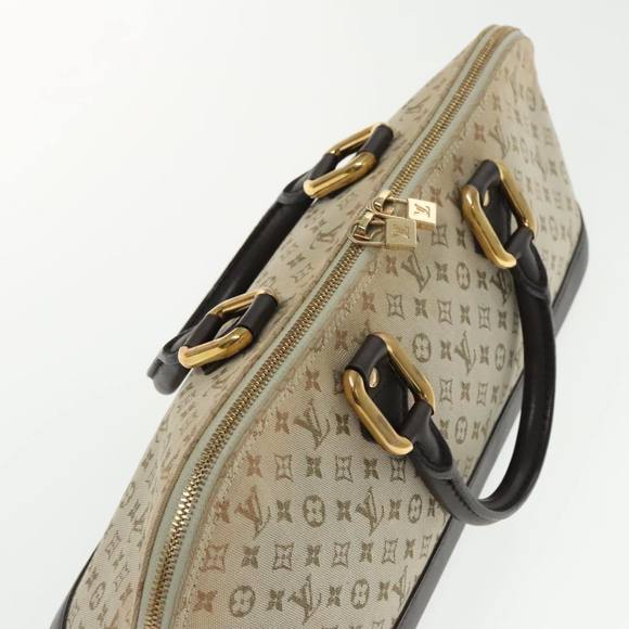 LOUIS VUITTON Monogram Mini Alma Ron Hand Bag Khaki M92206 LV Auth 95862 - Picture 6 of 16